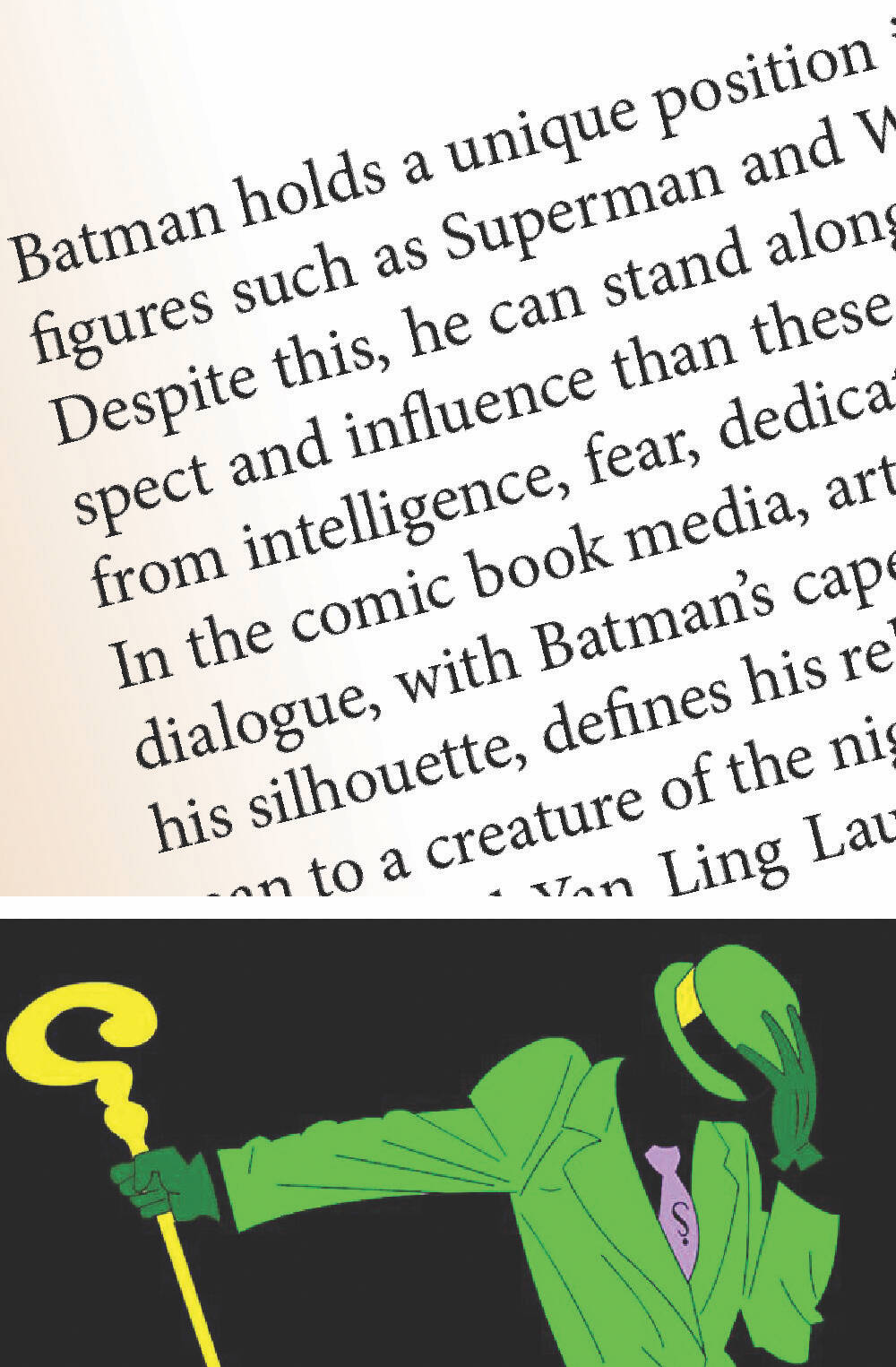 Comics Journal and trivia graphic for event.